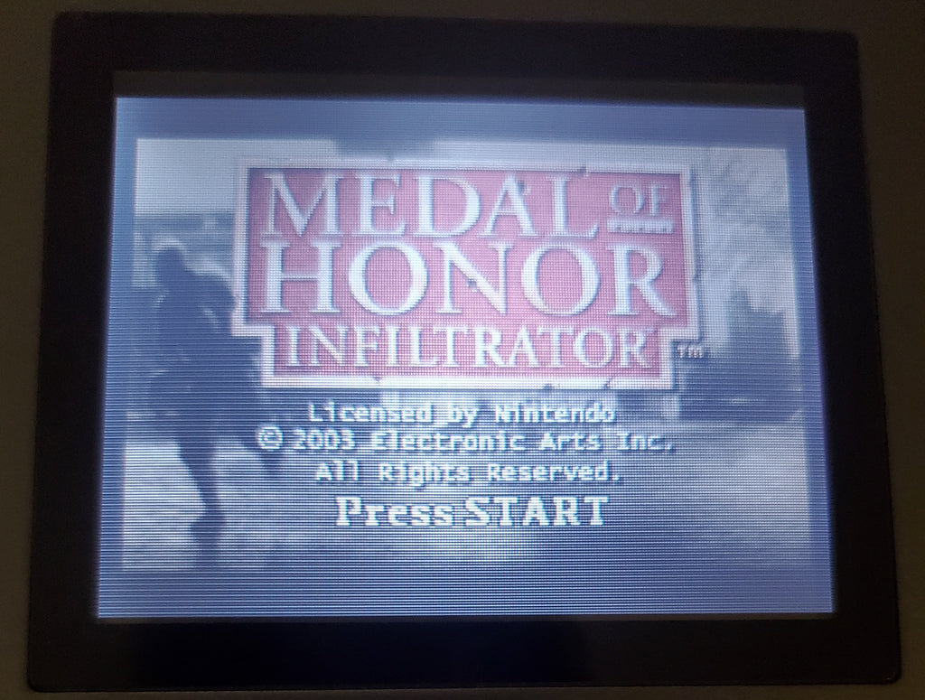 Medal of Honor Infiltrator GBA Video Game Boy Advance Nintendo 2003