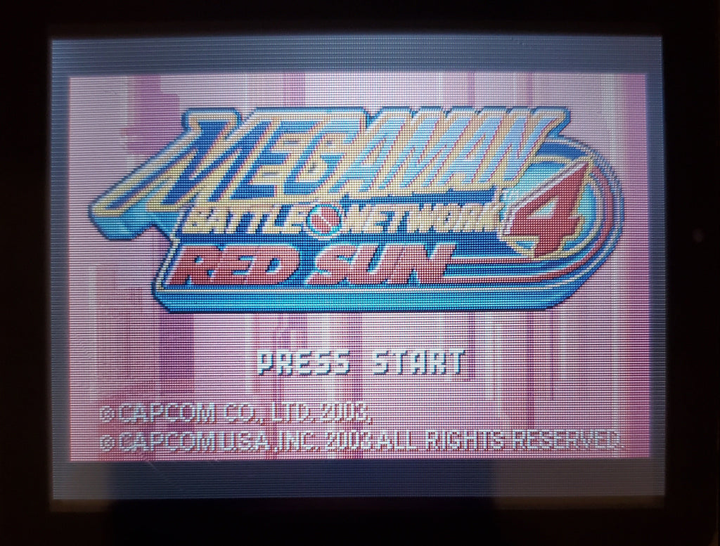 Mega Man Battle Network 4 Red Sun GBA Video Game Boy Advance 2004