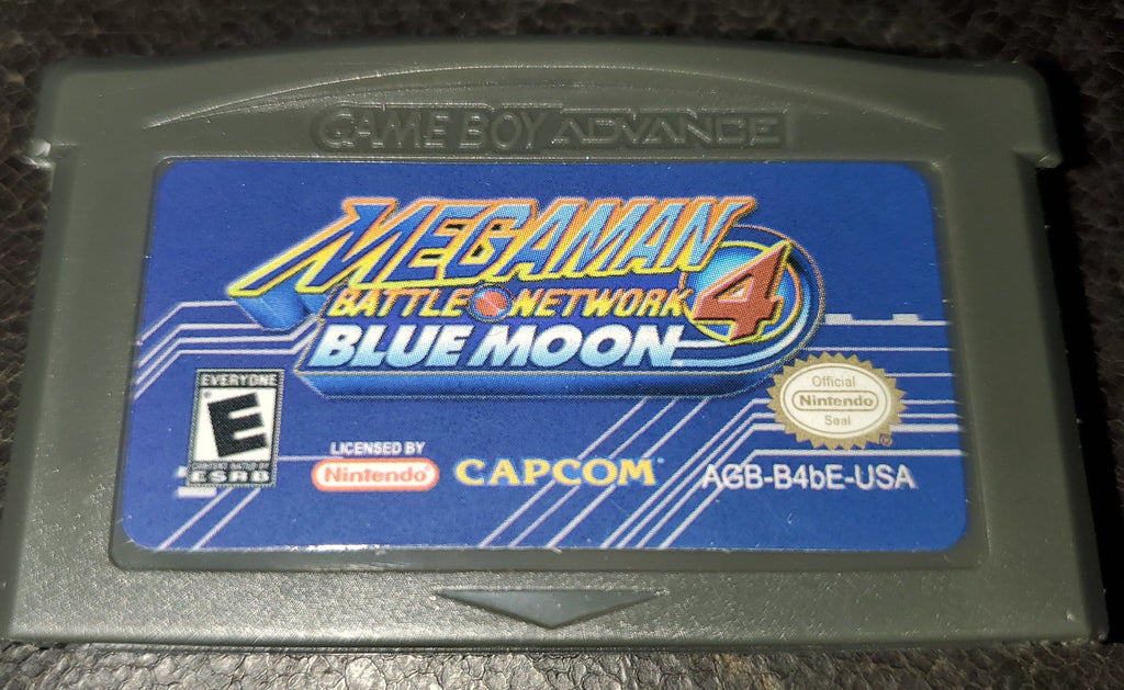 Mega Man Battle Network 4 Blue Moon GBA Video GameBoy Advance Nintendo