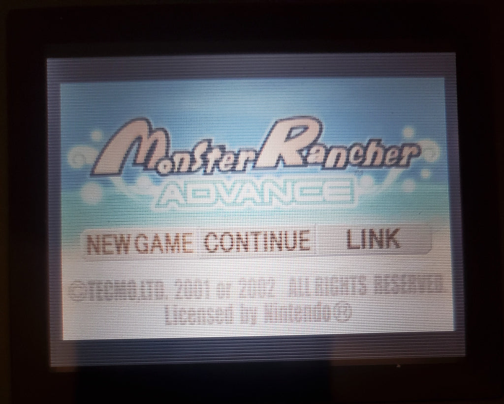 Monster Rancher Advance GBA Video Game Cartridge Game Boy Advance 2001