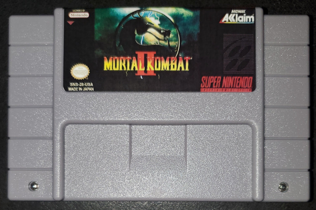 Mortal Kombat 2 SNES Video Game Cartridge Super Nintendo 1994