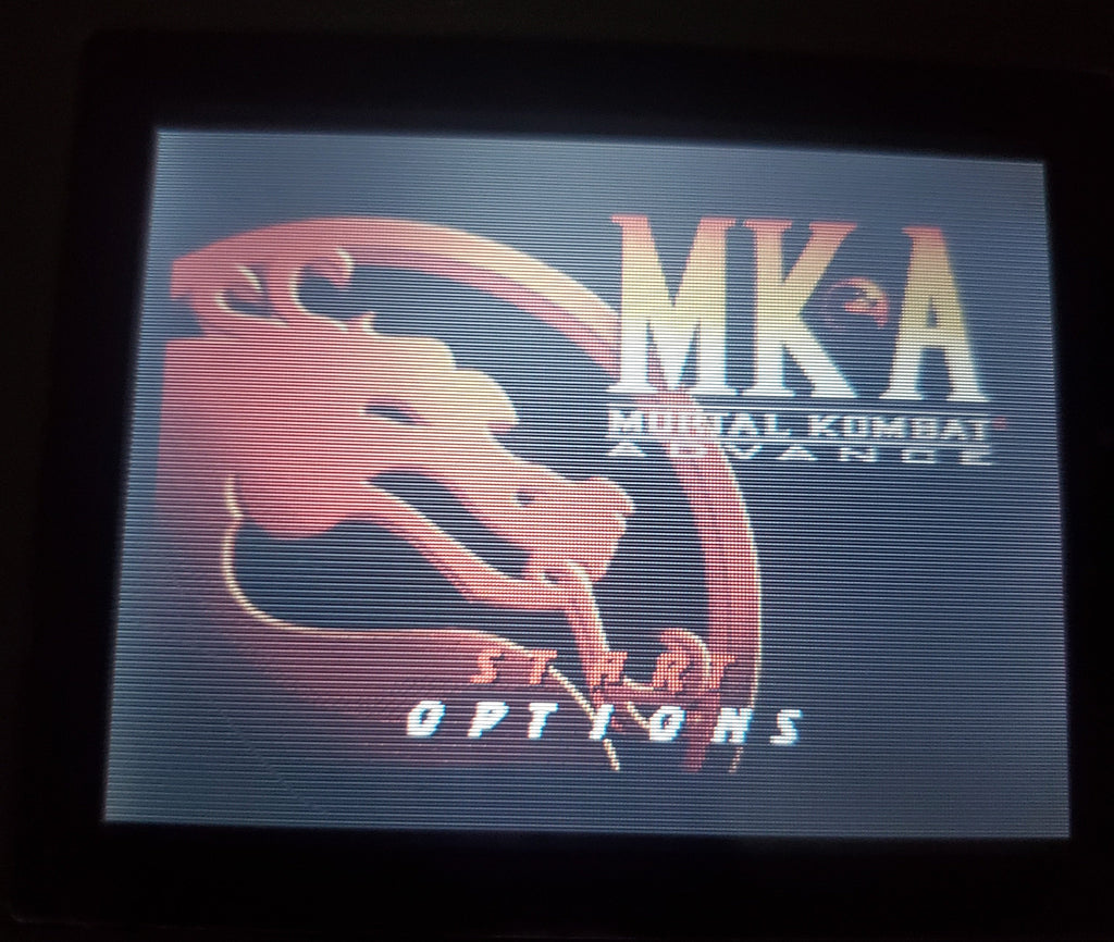 Mortal Kombat Advance MKA GBA Video Game Boy Advance Nintendo 2001