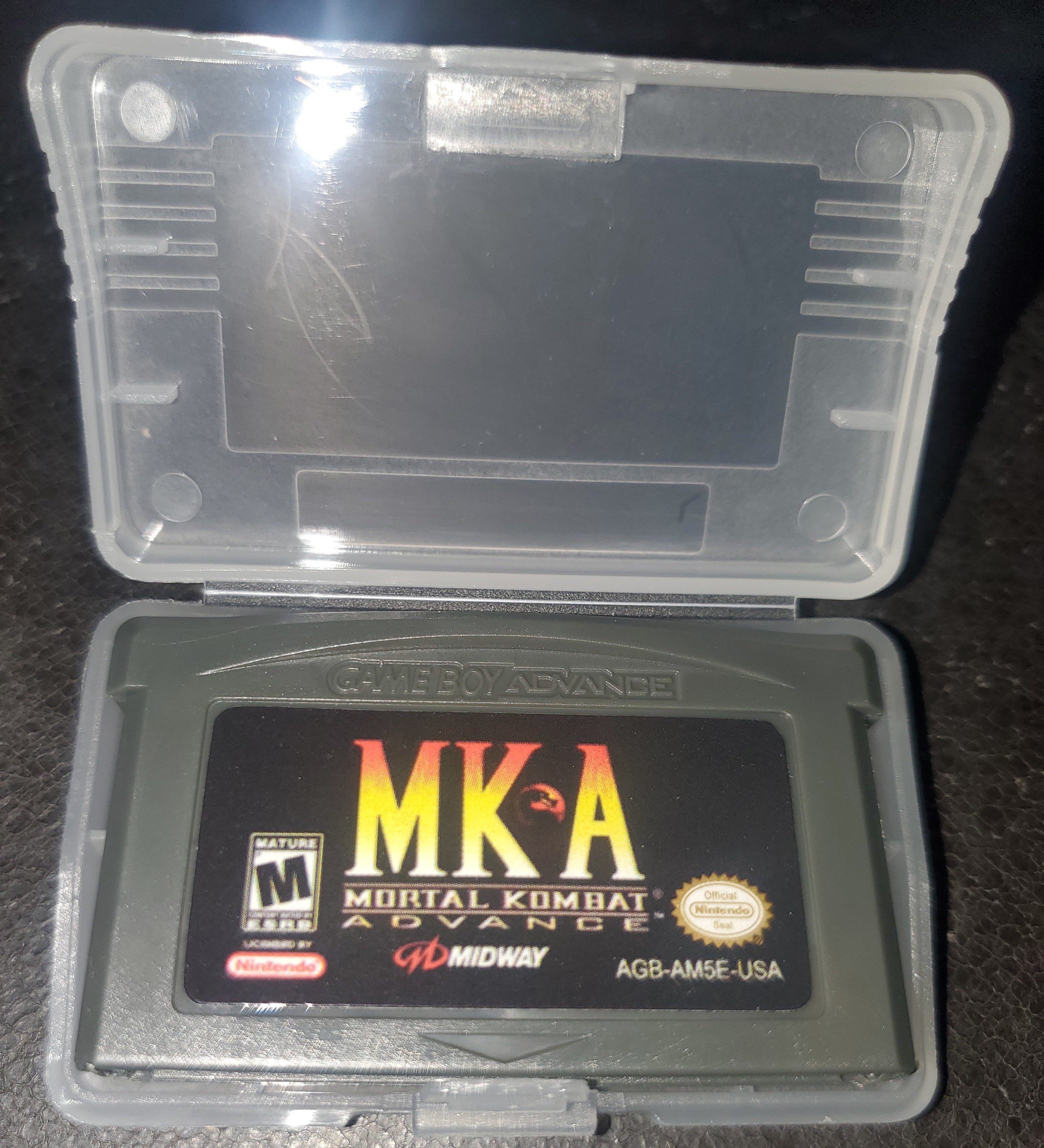 Mortal Kombat Advance MKA GBA Video Game Boy Advance Nintendo 2001