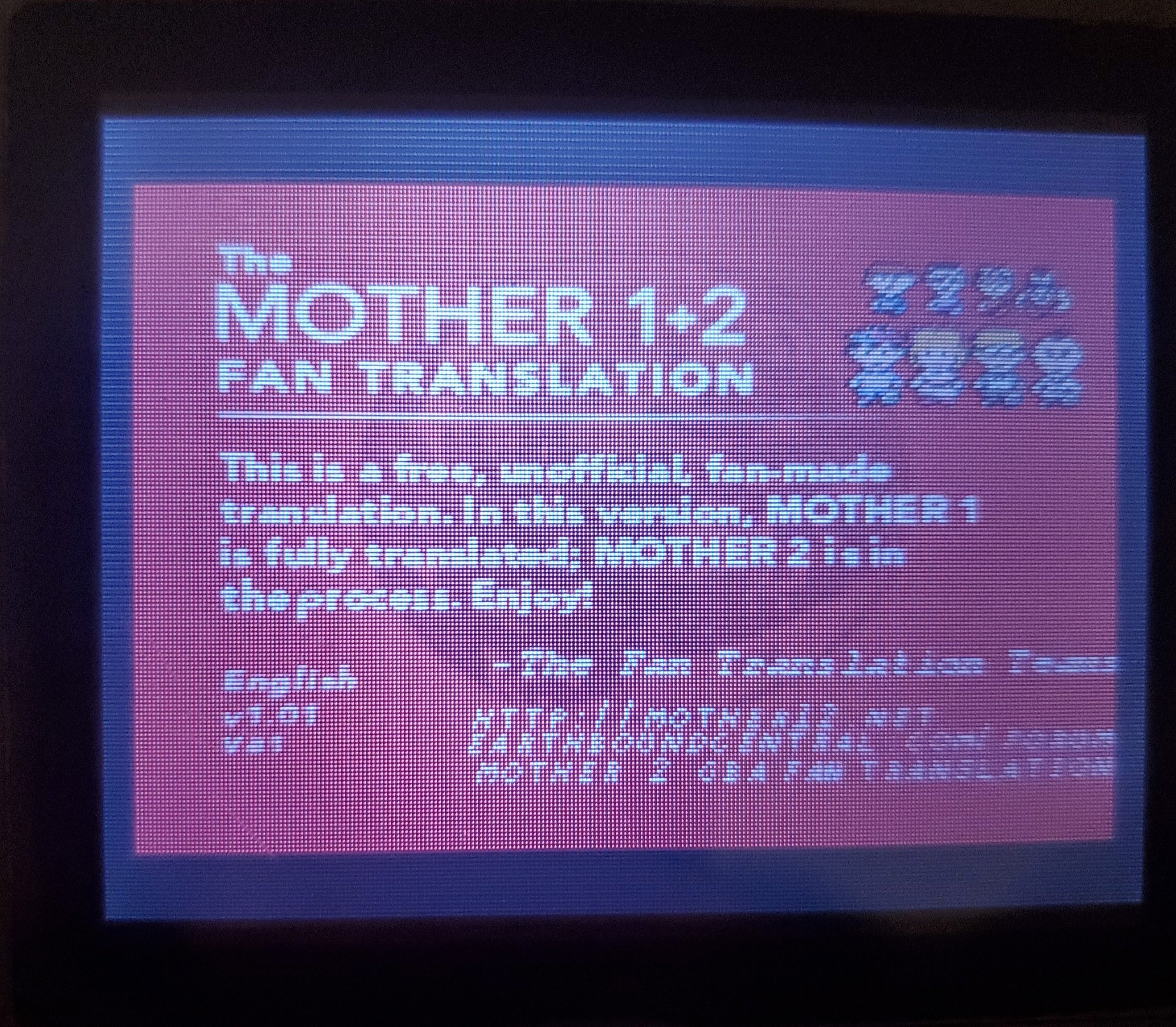Mother 1 + 2 GBA Video Game Cartridge Nintendo Game Boy Advance