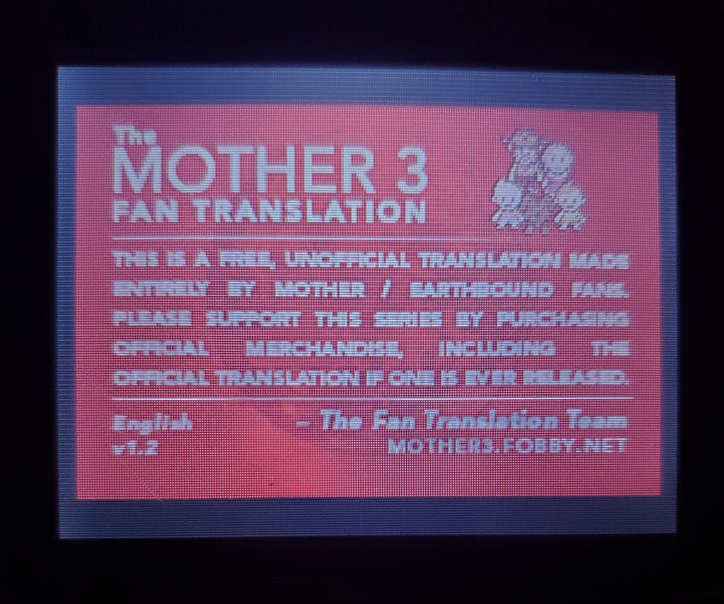 Mother 3 GBA Video Game Cartridge Nintendo Game Boy Advance 2006