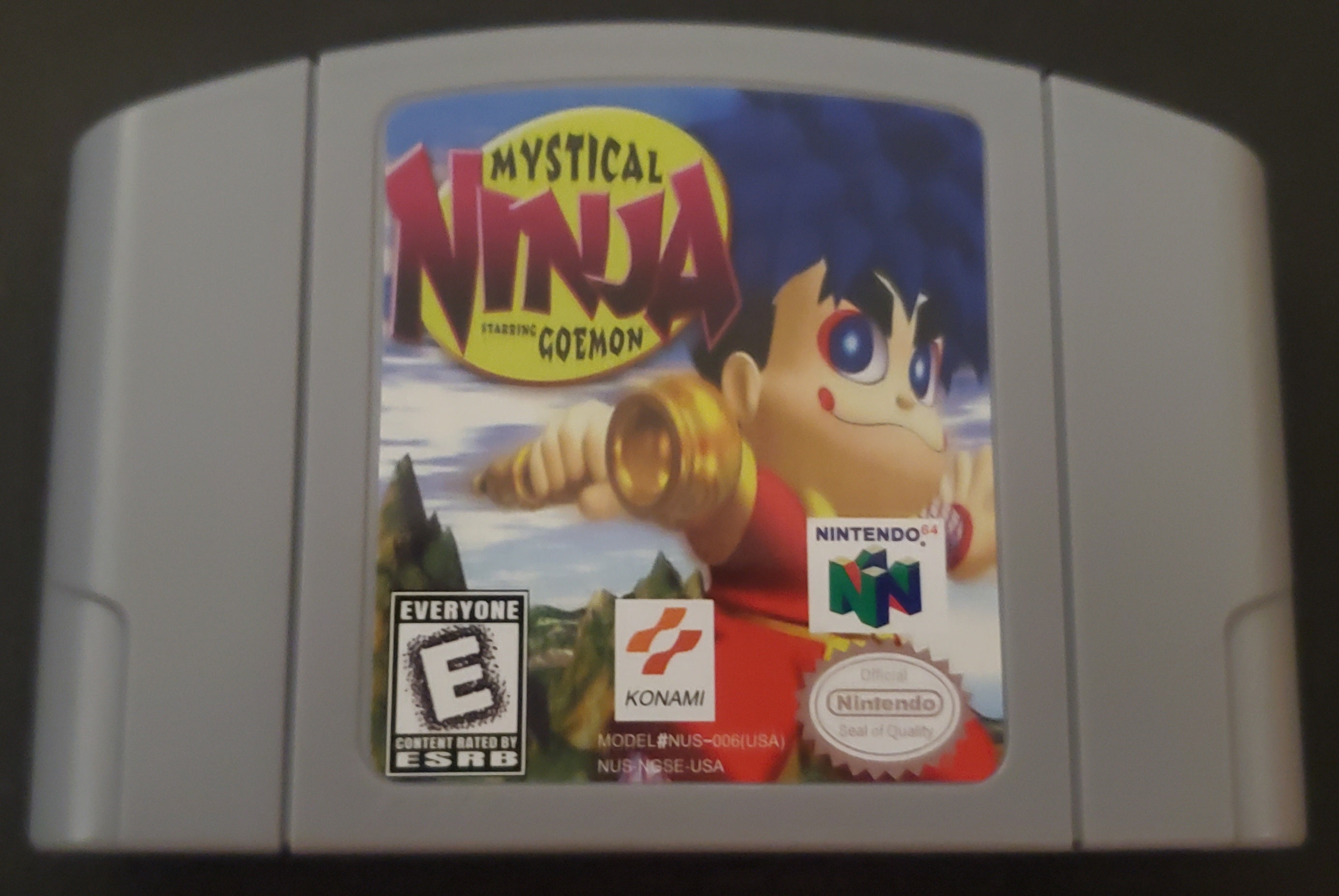 Mystical Ninja Starring Goemon N64 Nintendo 64 Video Game Cartridge