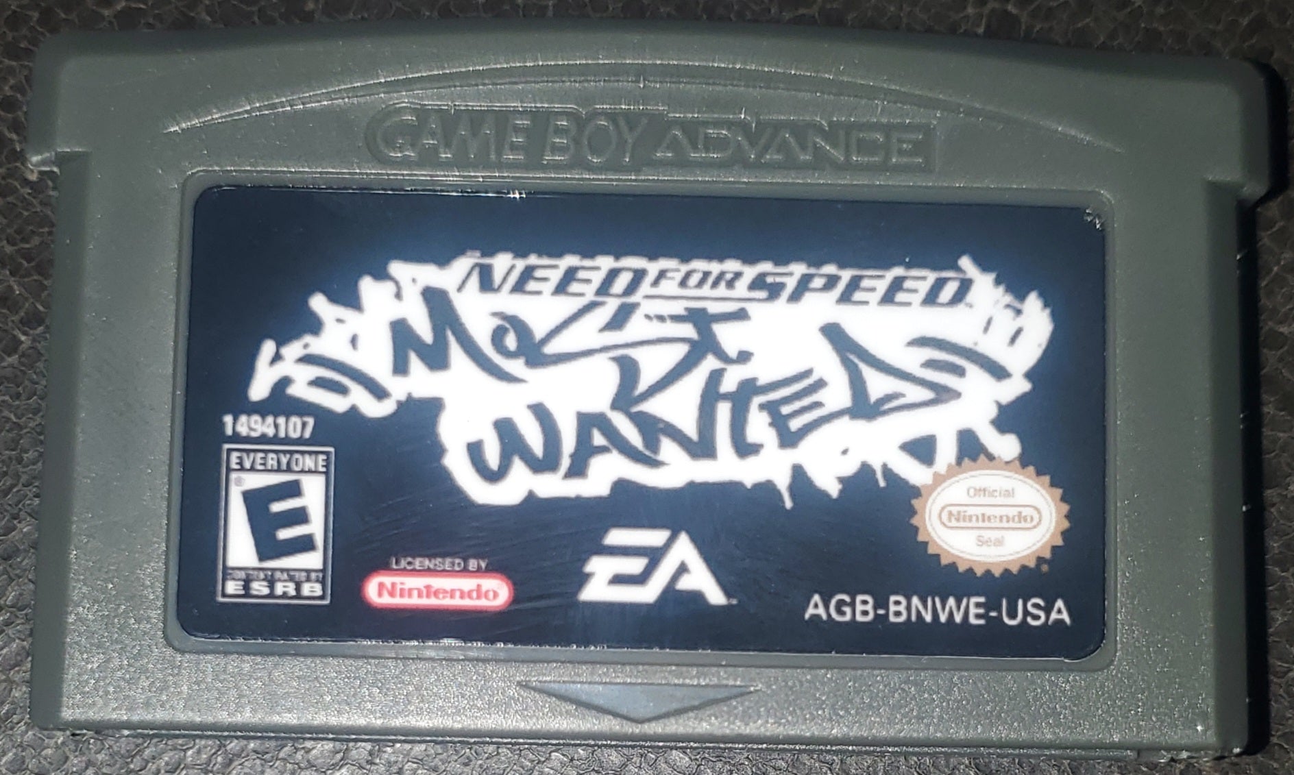 Need for Speed Most Wanted GBA Video Game Boy Advance Nintendo 2005