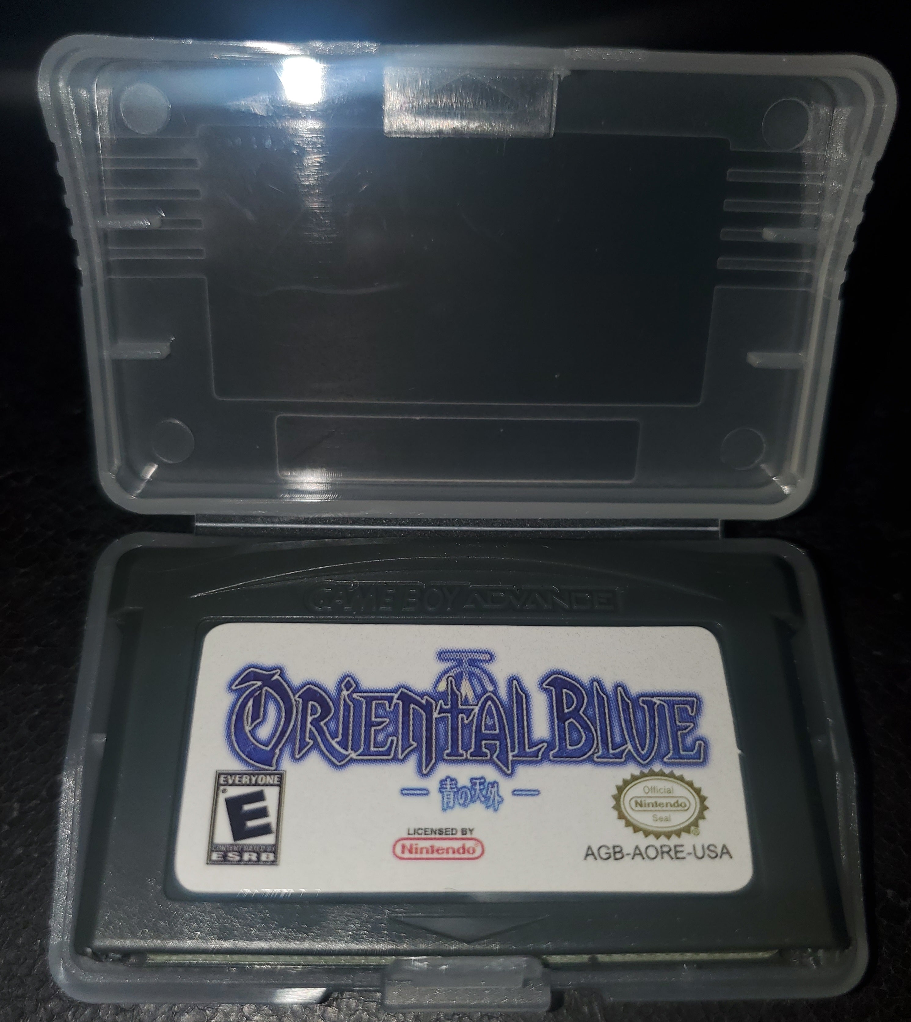 Oriental Blue GBA Video Game Cartridge Nintendo Game Boy Advance
