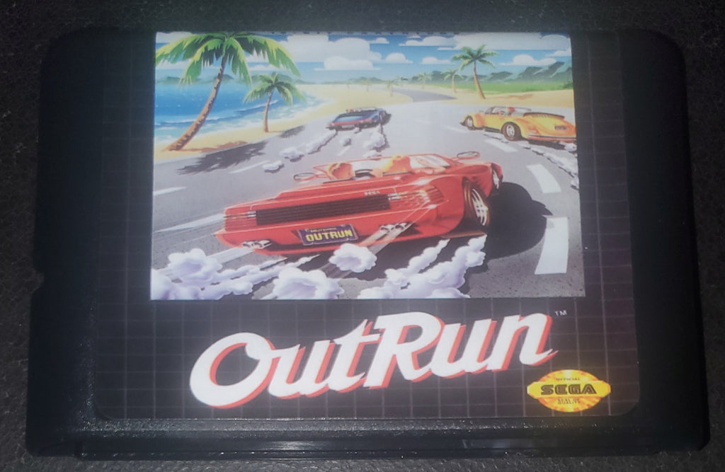 Outrun Sega Genesis Mega Drive Video Game Cartridge 1991