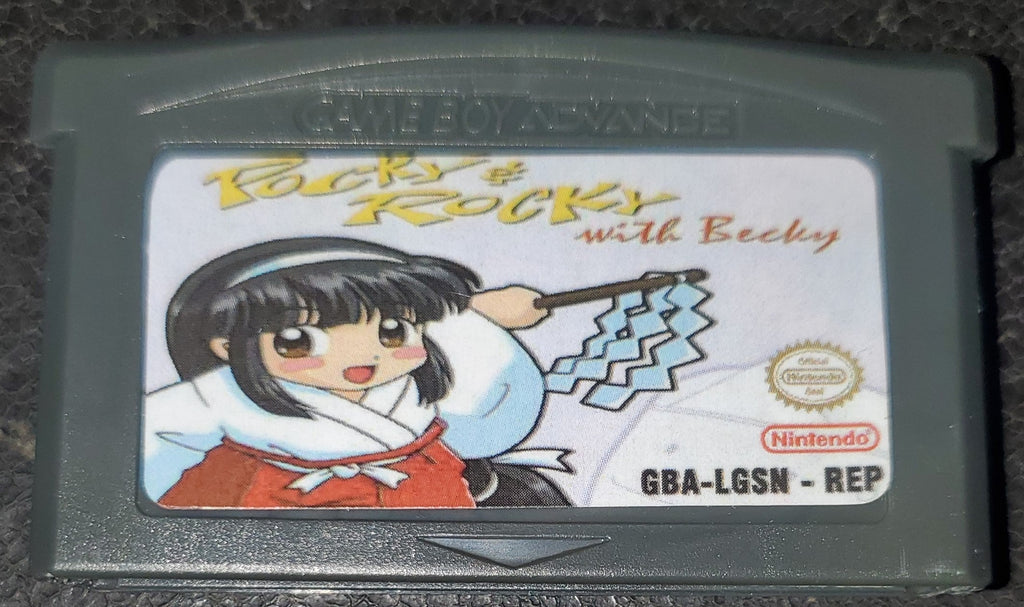 Pocky and Rocky with Becky GBA Video Game Boy Advance Nintendo