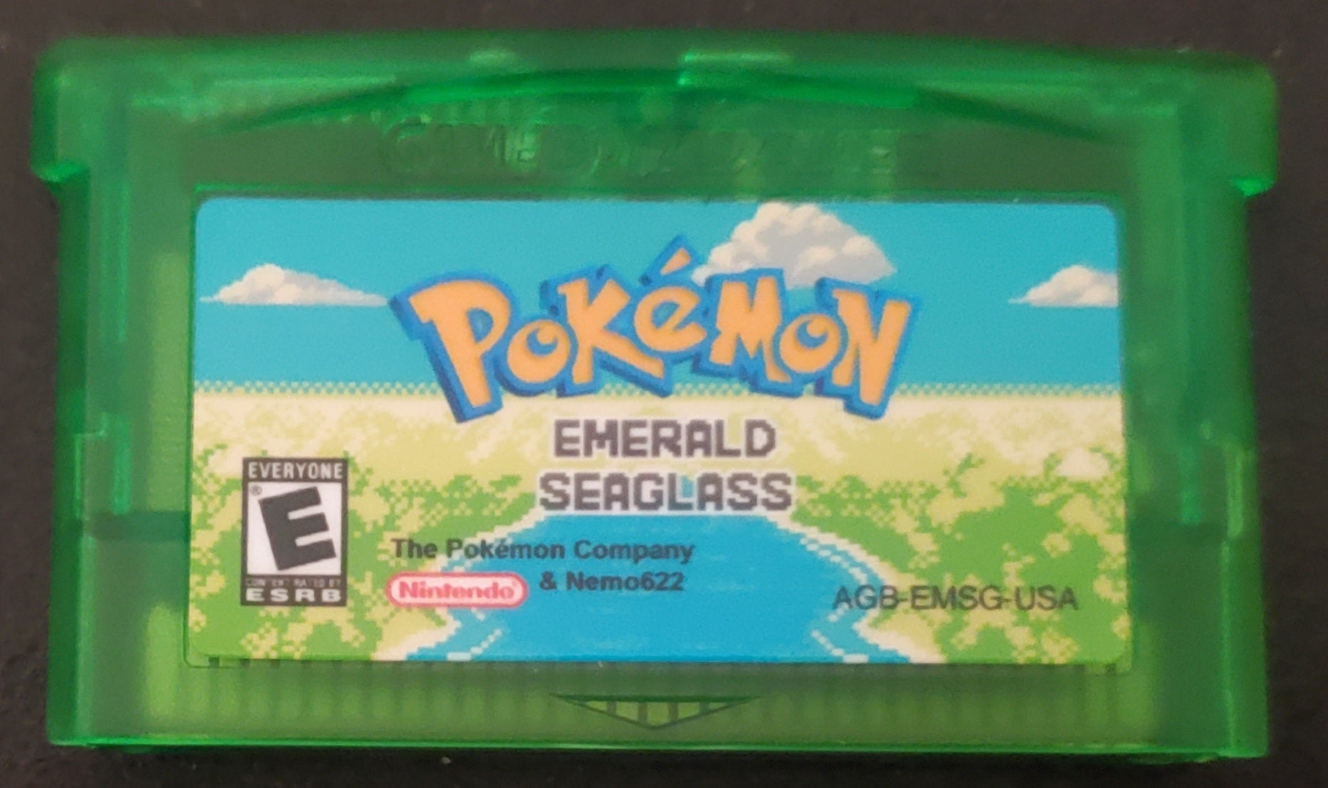 Pokemon Emerald Seaglass GBA Pokemon ROM Hack Video Game Boy Advance