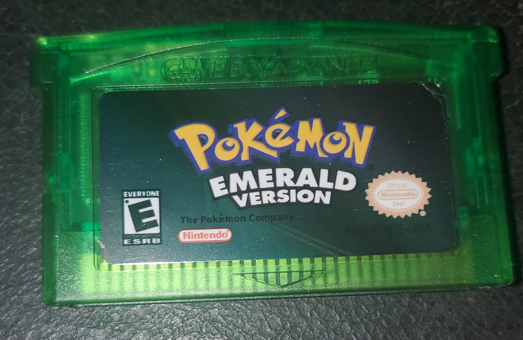 Pokemon Emerald GBA Video Game Cartridge Game Boy Advance 2005