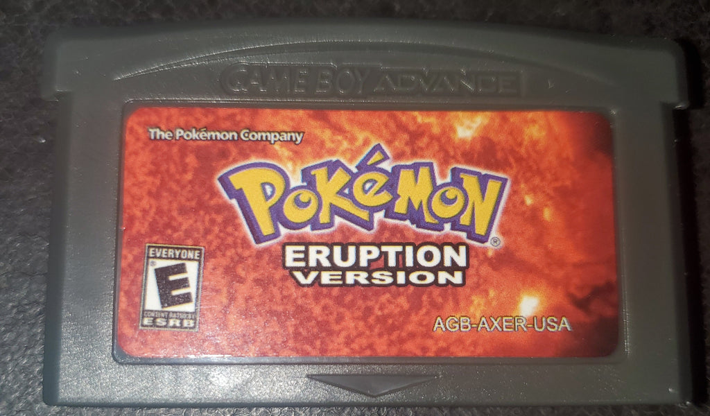 Pokemon Eruption GBA ROM Hack Video Game Custom Gameboy Advance