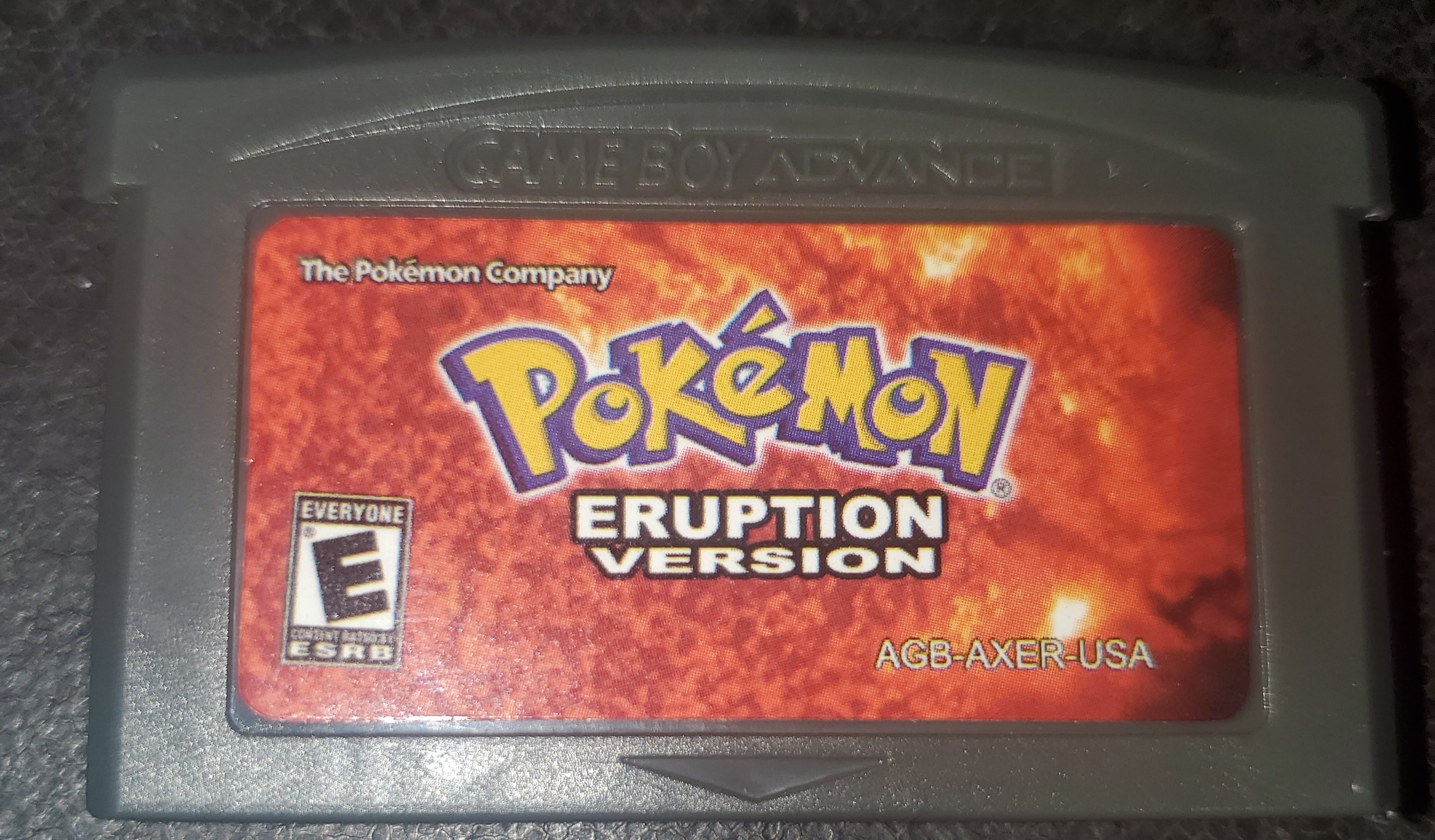 Pokemon Eruption GBA ROM Hack Video Game Custom Gameboy Advance