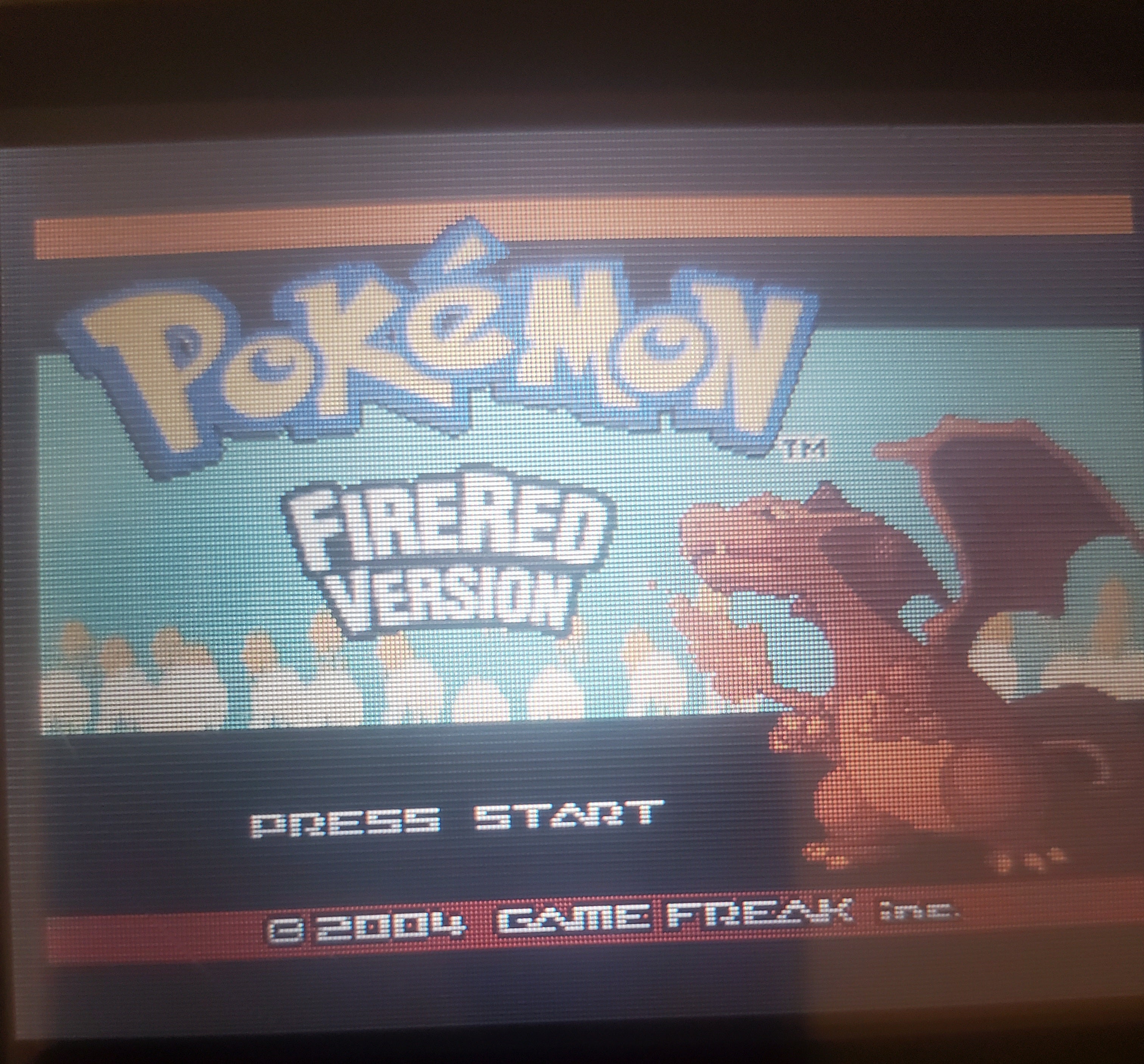 Pokemon FireRed GBA Video Game Cartridge Game Boy Advance 2004