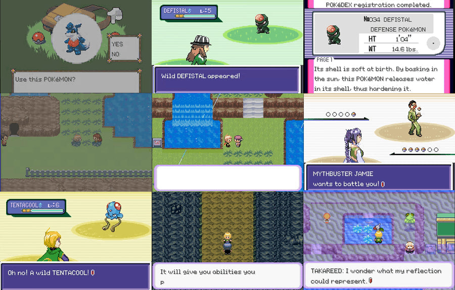 Pokemon Jupiter GBA ROM Hack Video Game Custom Gameboy Advance