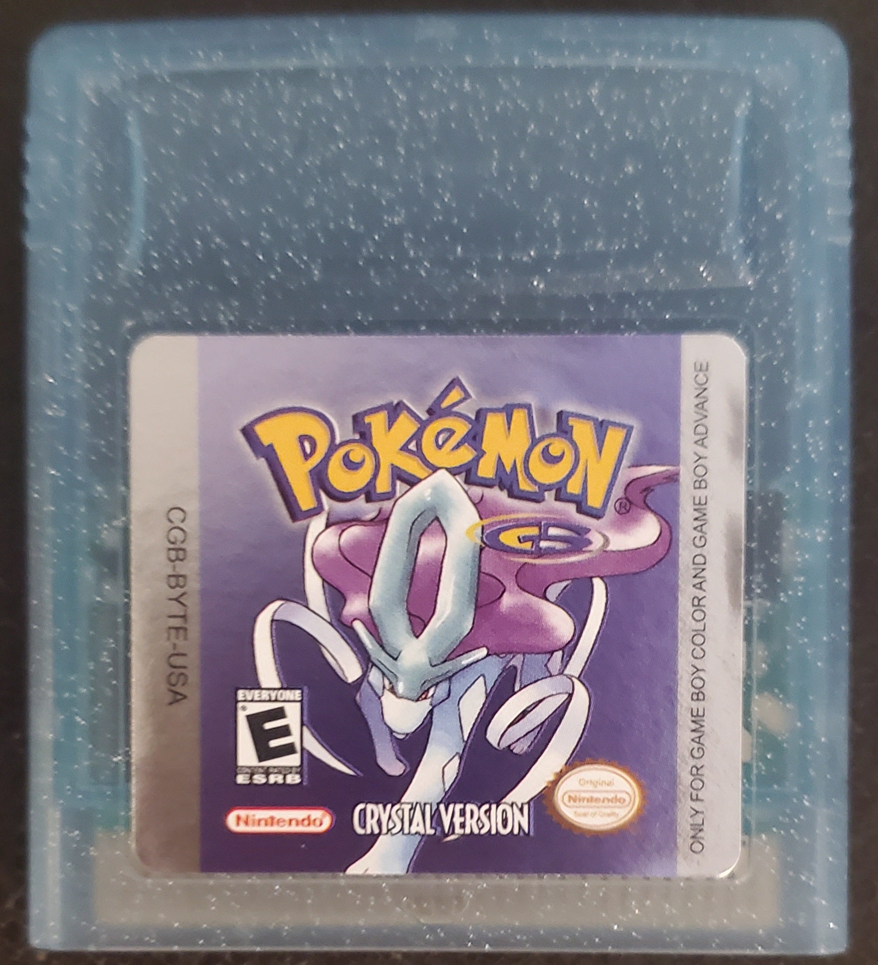 Pokemon Crystal GBC Gameboy Color Video Game Cartridge 2001
