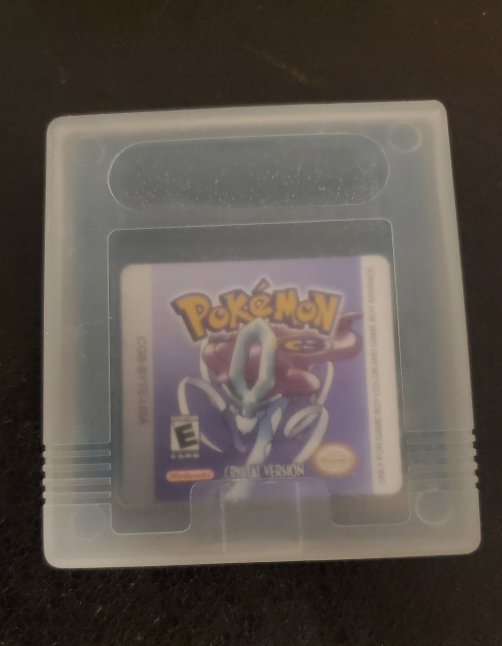 Pokemon Crystal GBC Gameboy Color Video Game Cartridge 2001