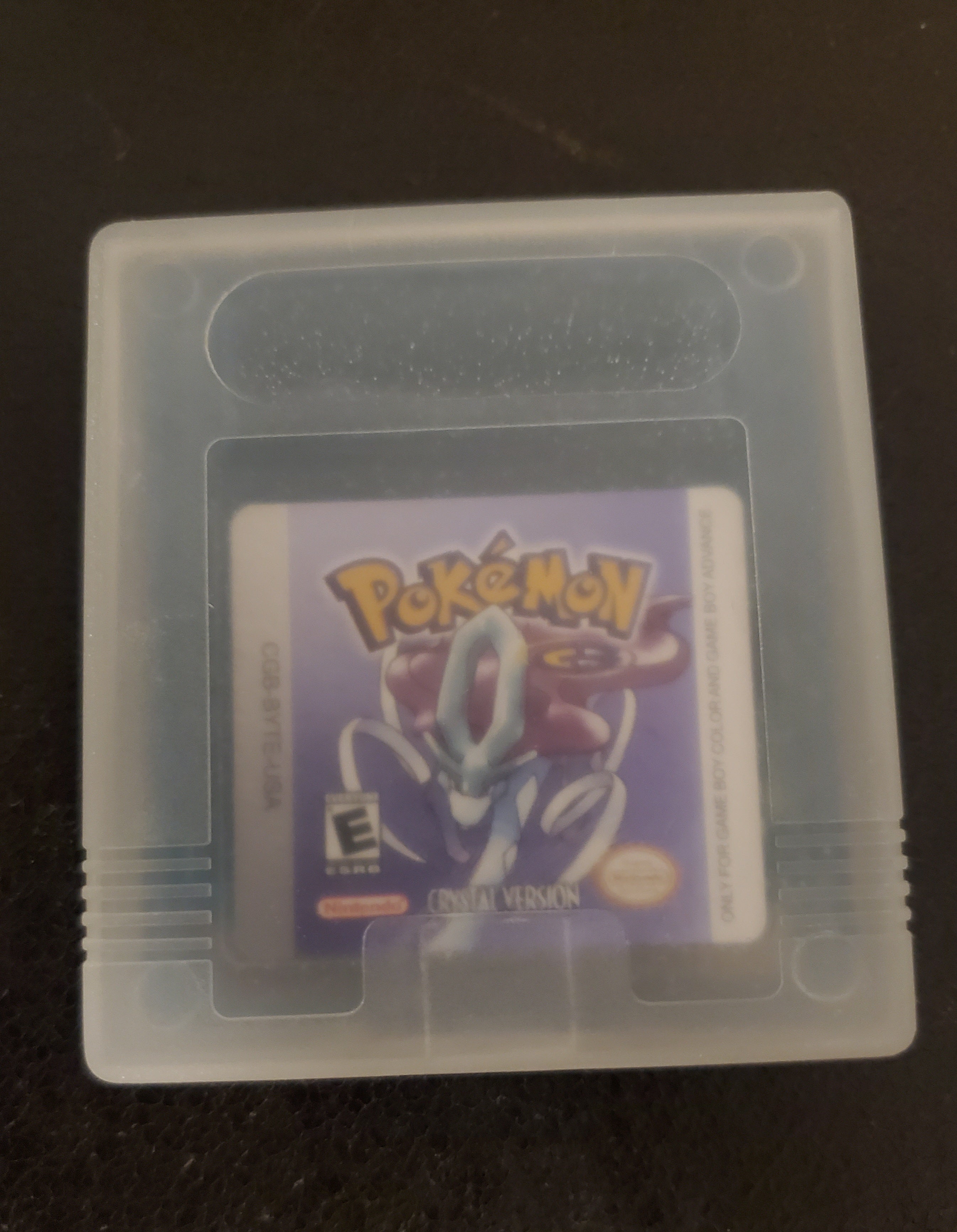 Pokemon Crystal GBC Gameboy Color Video Game Cartridge 2001
