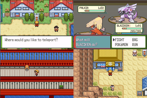 Pokemon Glazed GBA ROM Hack Video Game Custom Gameboy Advance
