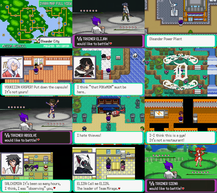 Pokemon Mega Power GBA ROM Hack Video Game Gameboy Advance Custom