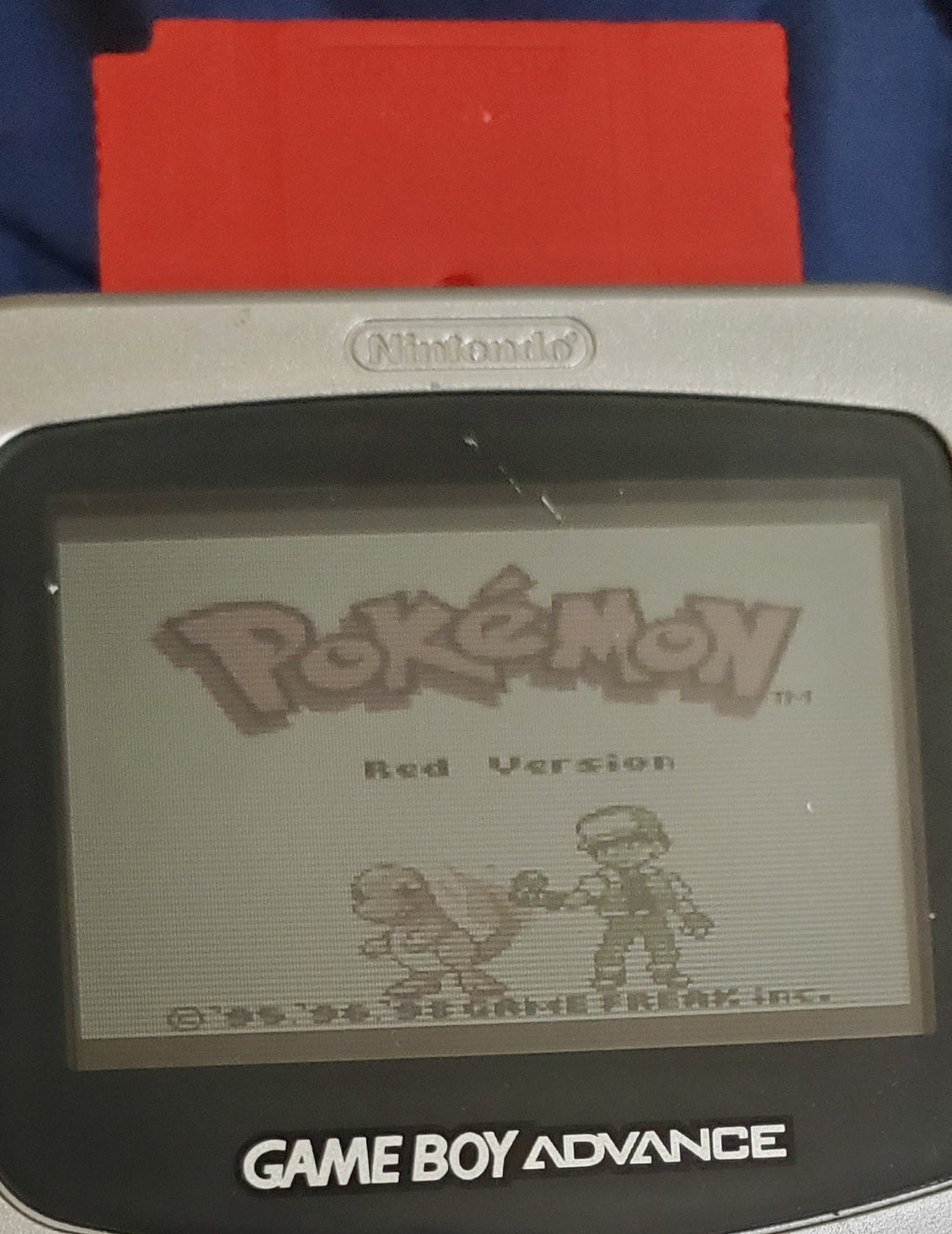 Pokemon Red GB Video Game Cartidge Game Boy 1998