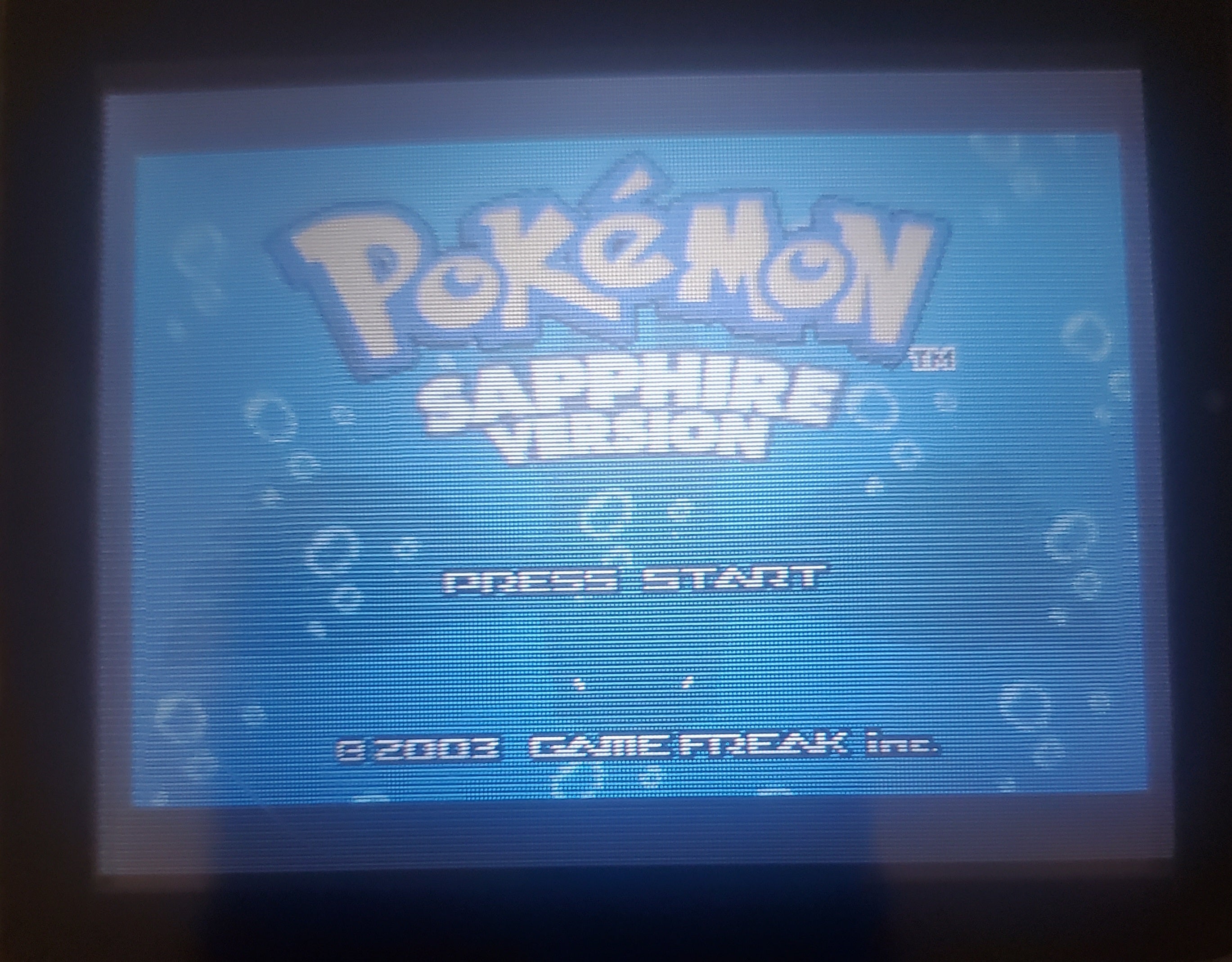 Pokemon Sapphire GBA Video Game Cartridge Game Boy Advance 2003