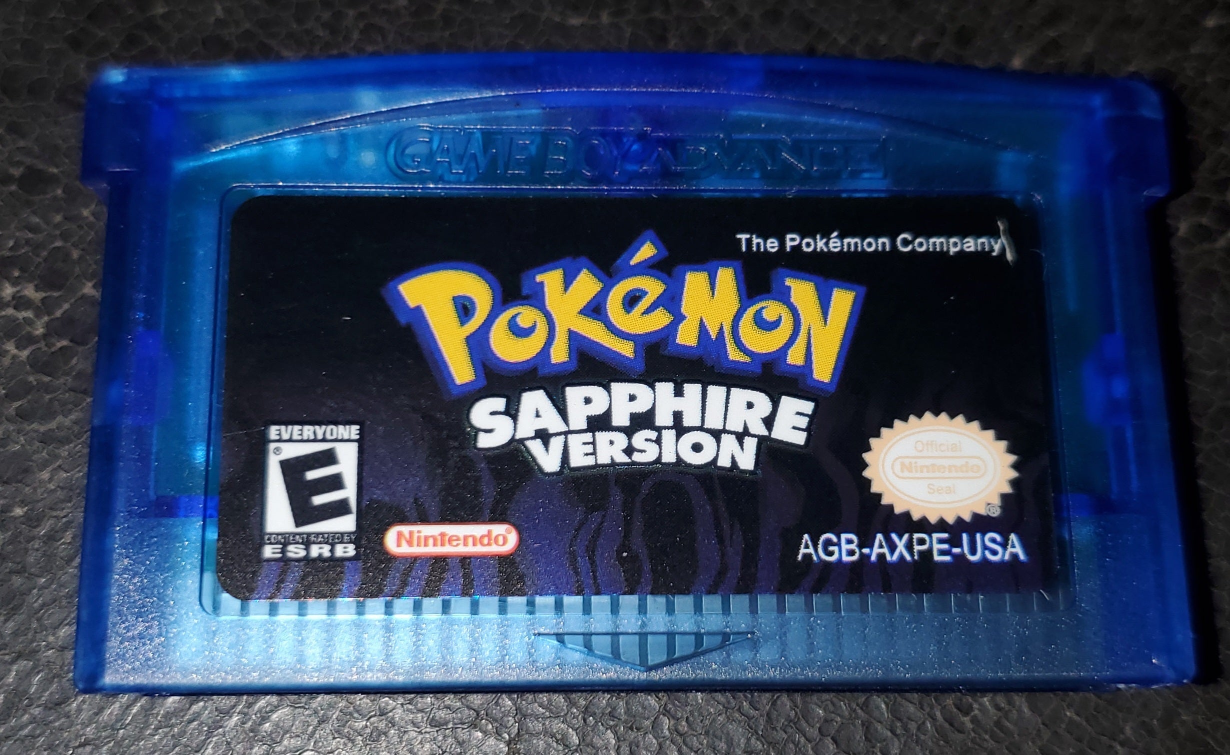 Pokemon Sapphire GBA Video Game Cartridge Game Boy Advance 2003
