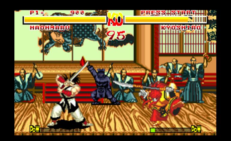 Samurai Shodown Sega Genesis Mega Drive Video Game Cartridge 1994