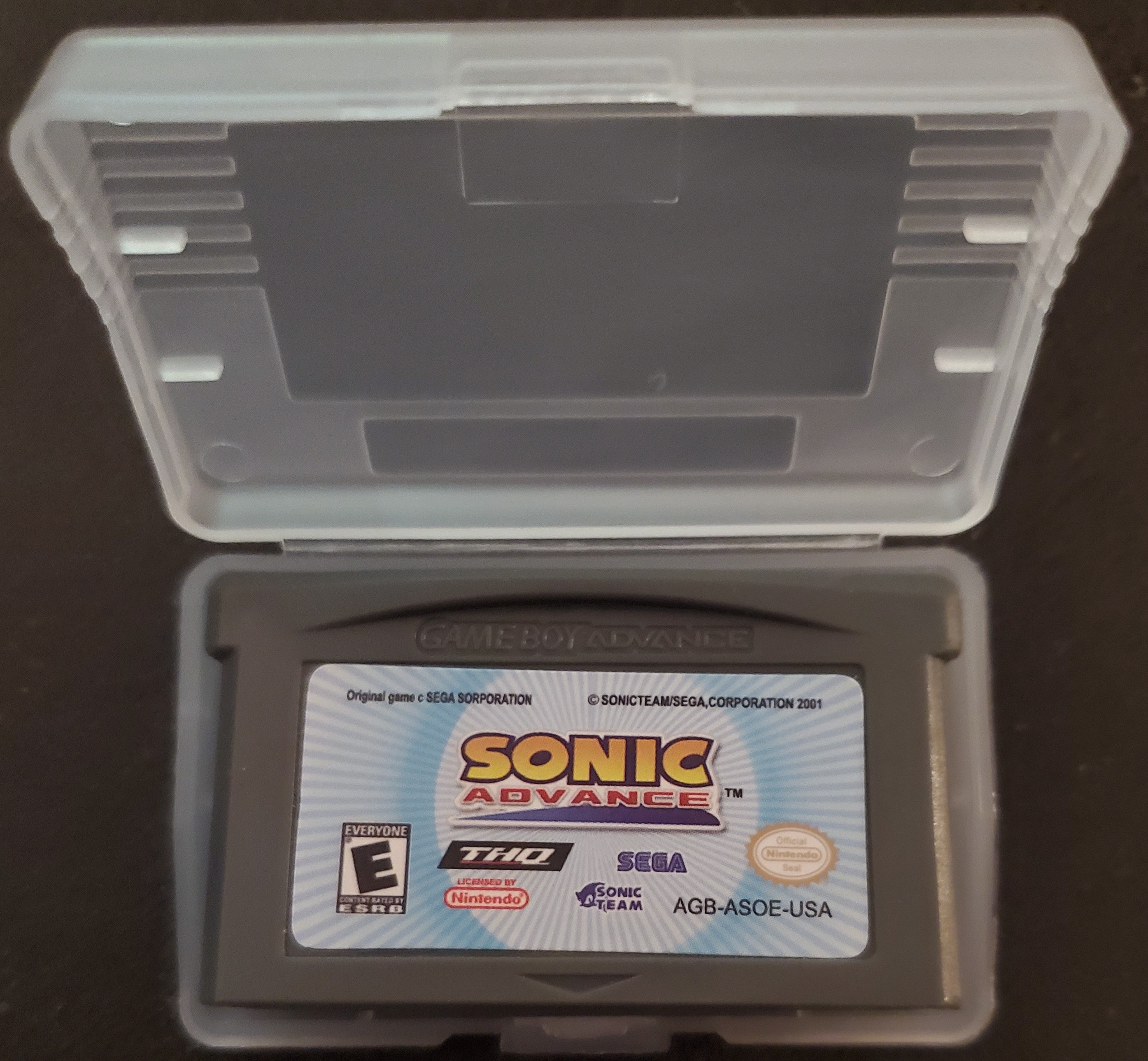 Sonic Advance 1 GBA Video Game Cartridge Nintendo Game Boy Advance