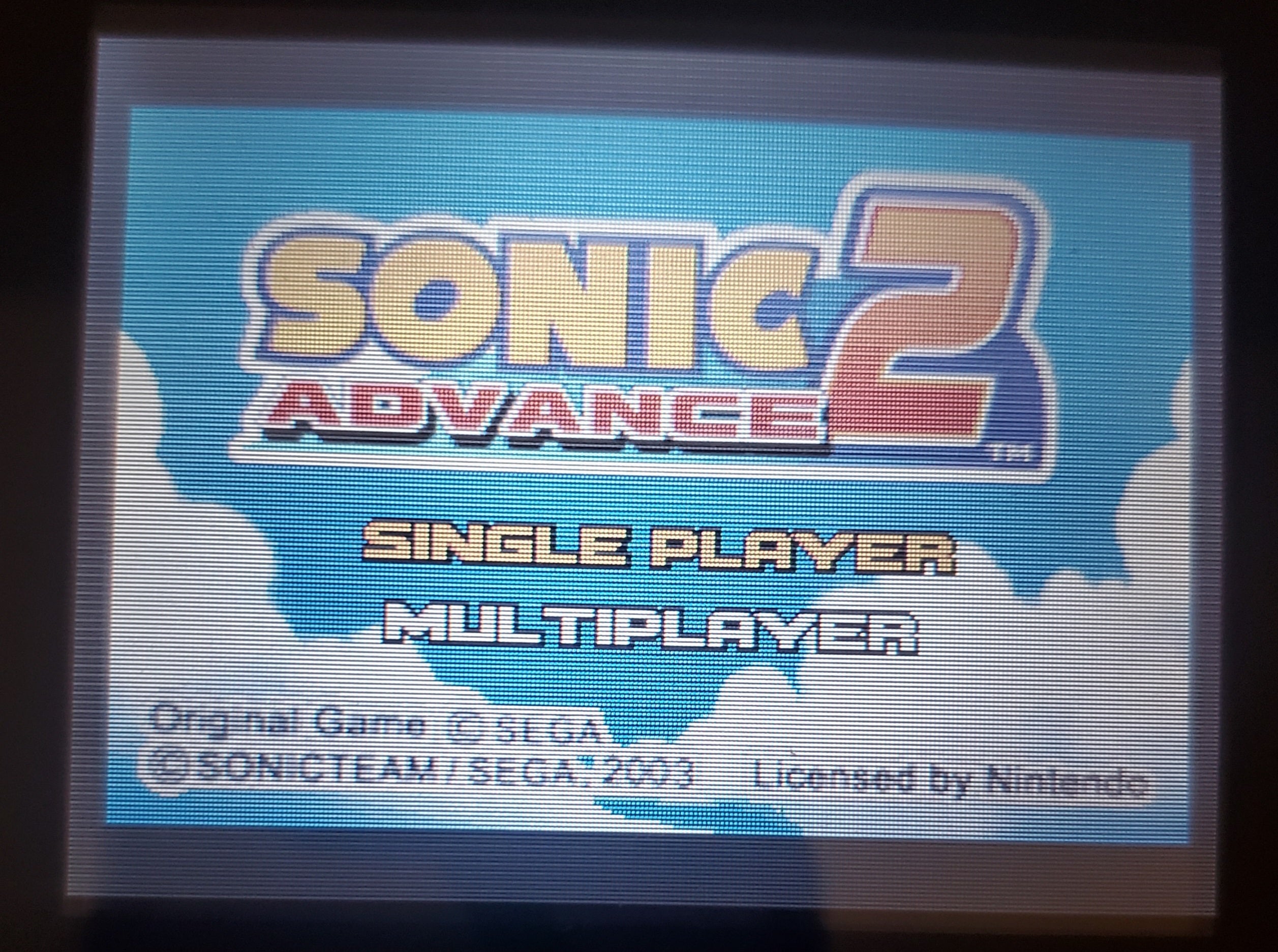 Sonic Advance 2 GBA Video Game Cartridge Nintendo Game Boy Advance