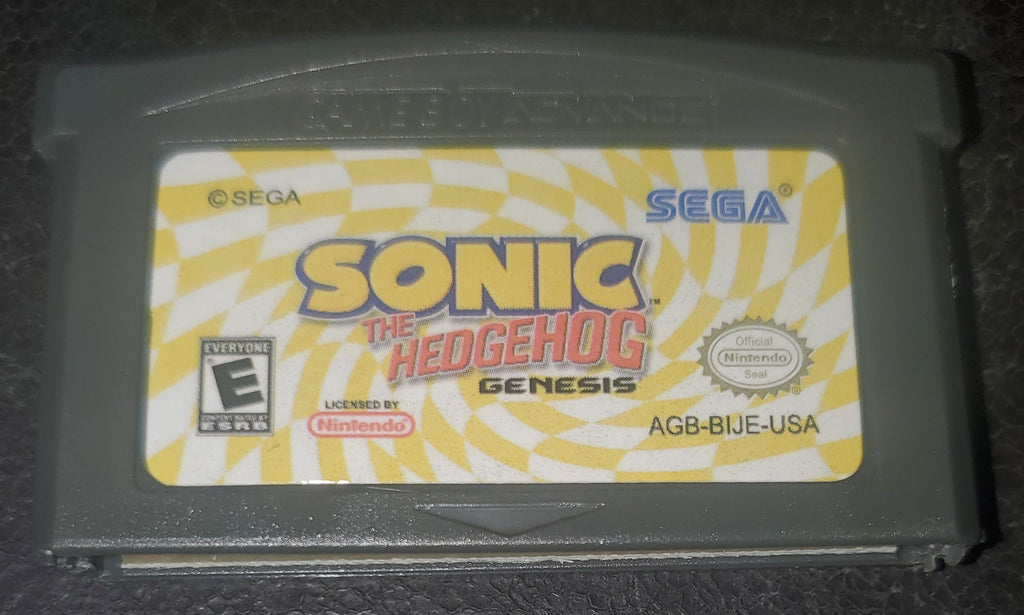 Sonic the Hedgehog Genesis GBA Video Game Boy Advance Nintendo 2006