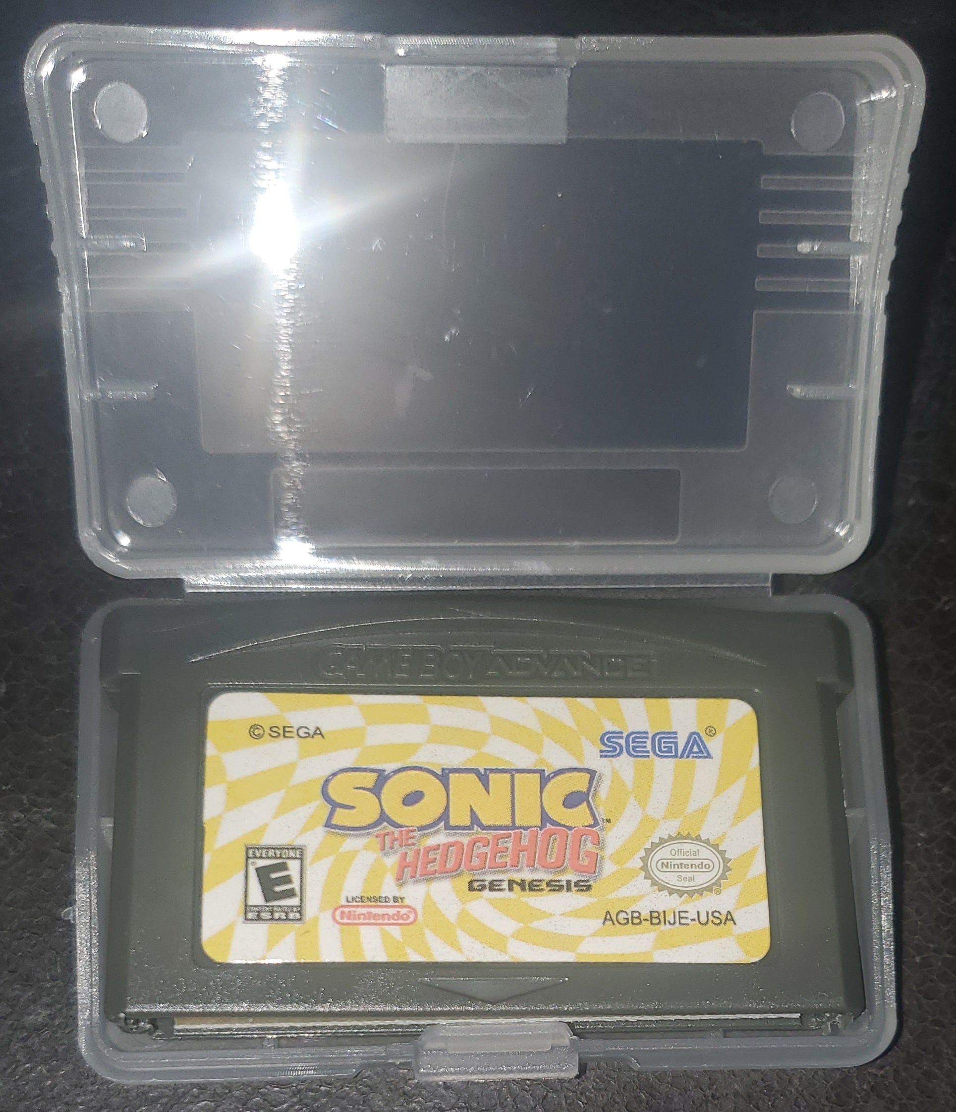 Sonic the Hedgehog Genesis GBA Video Game Boy Advance Nintendo 2006