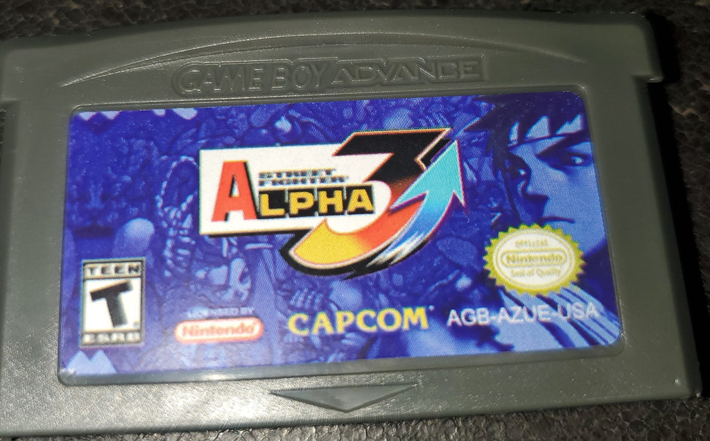 Street Fighter Alpha 3 GBA Video Game Nintendo Game Boy Advance 2002