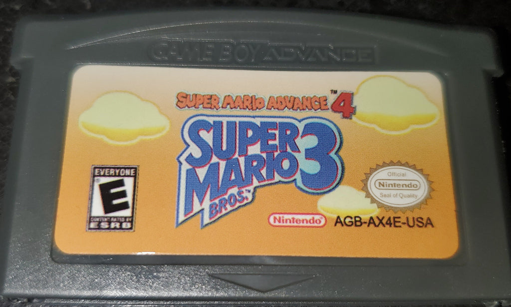 Super Mario Advance 4, Super Mario Bros 3 GBA Video Game Boy Advance