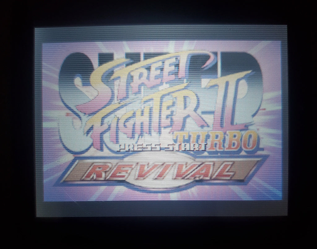 Super Street Fighter 2 Turbo Revival GBA Video Game Boy Advance 2001