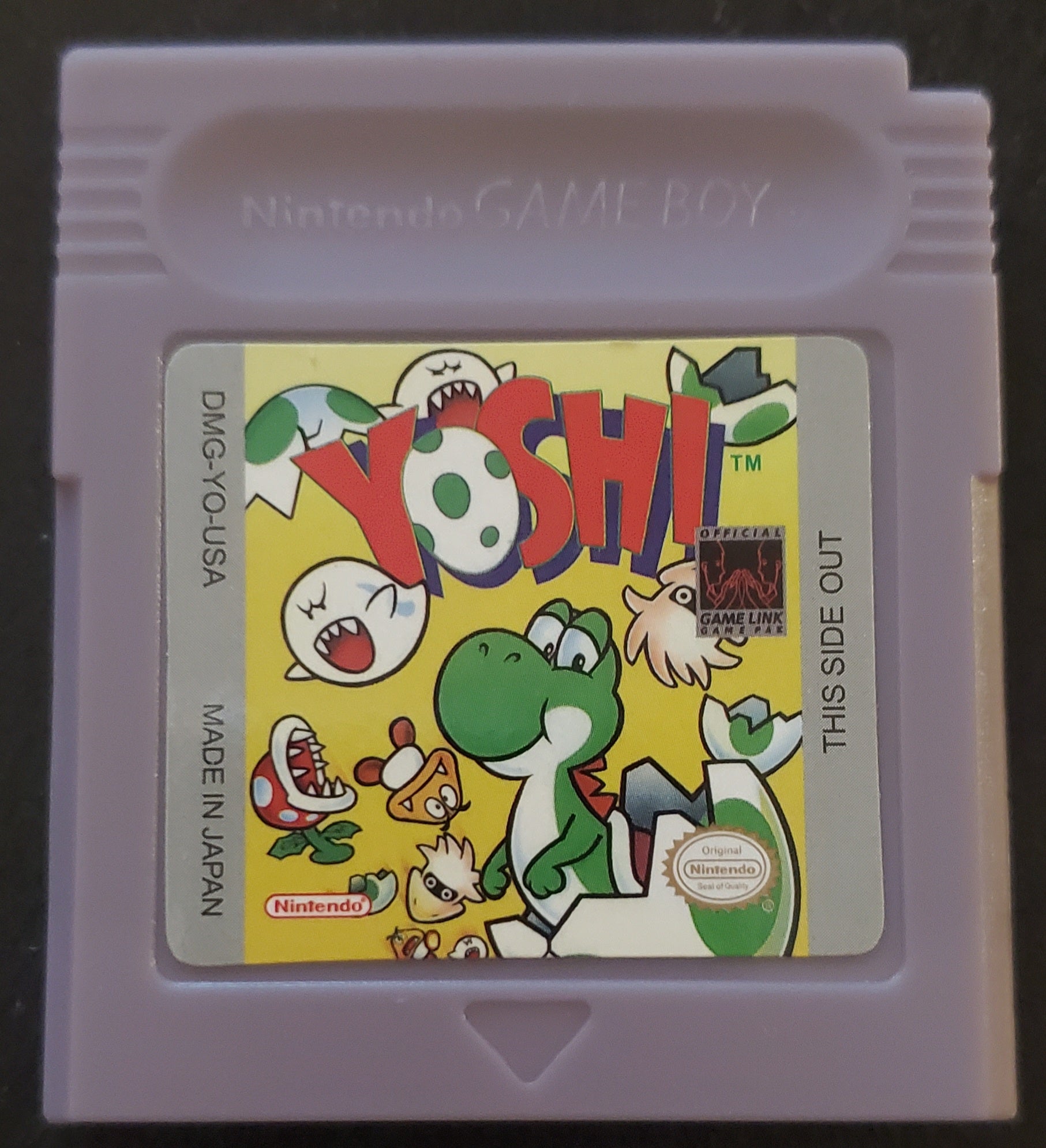 Yoshi GB Video Game Catridge Gameboy 1991