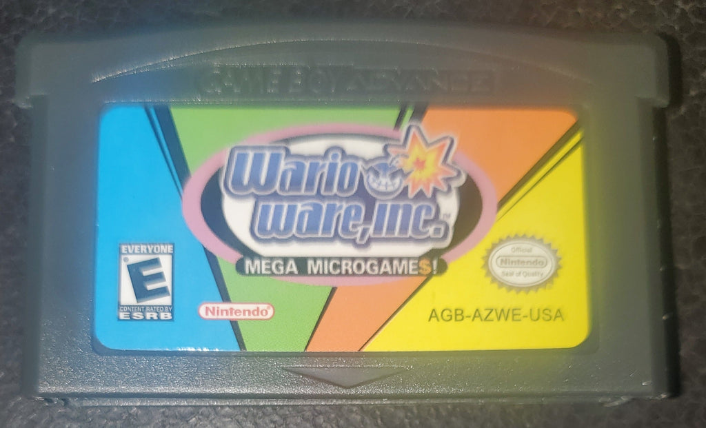 Wario Ware Inc Mega Microgame$ GBA Video Game Boy Advance 2003