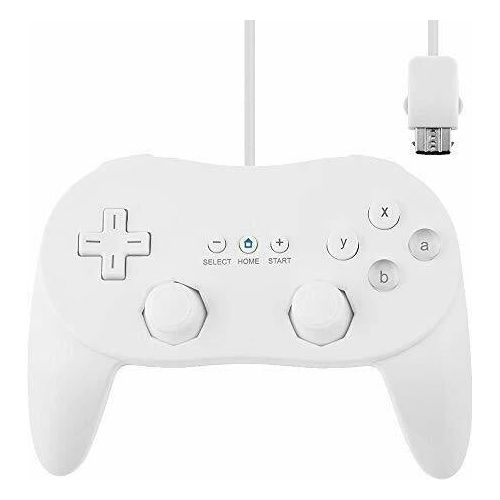 Wired Classic Controller - White (Pro Style) for Wii & Wii-U
