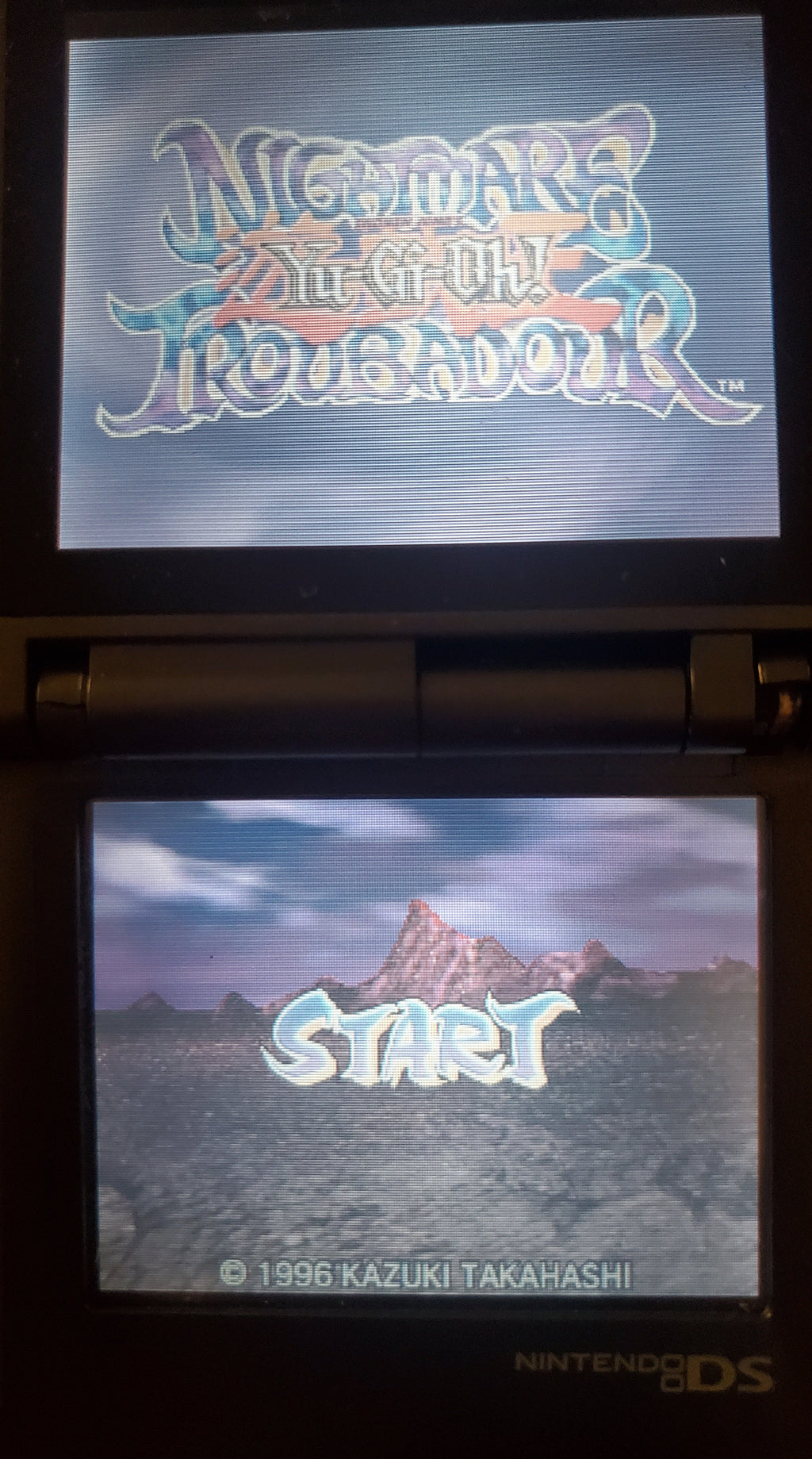 Yu-Gi-Oh Nightmare Troubadour NDS Video Game Nintendo DS 2005
