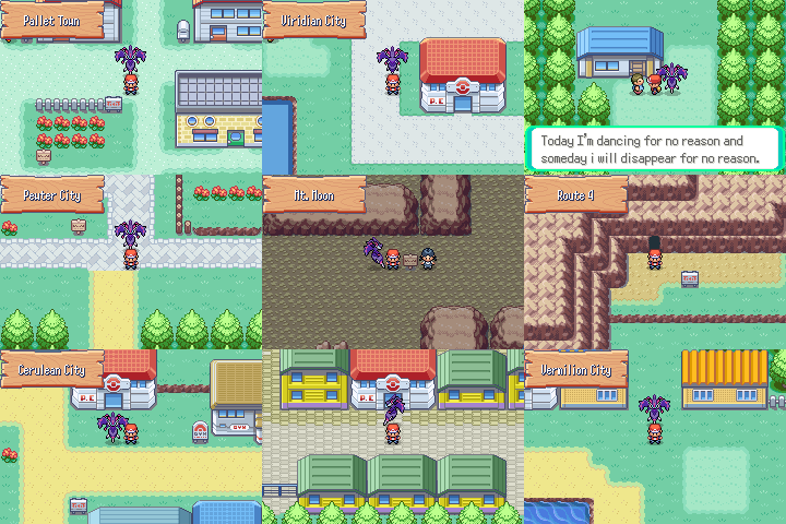 Pokemon R.O.W.E GBA Custom Pokemon ROM Hack Video Game Boy Advance