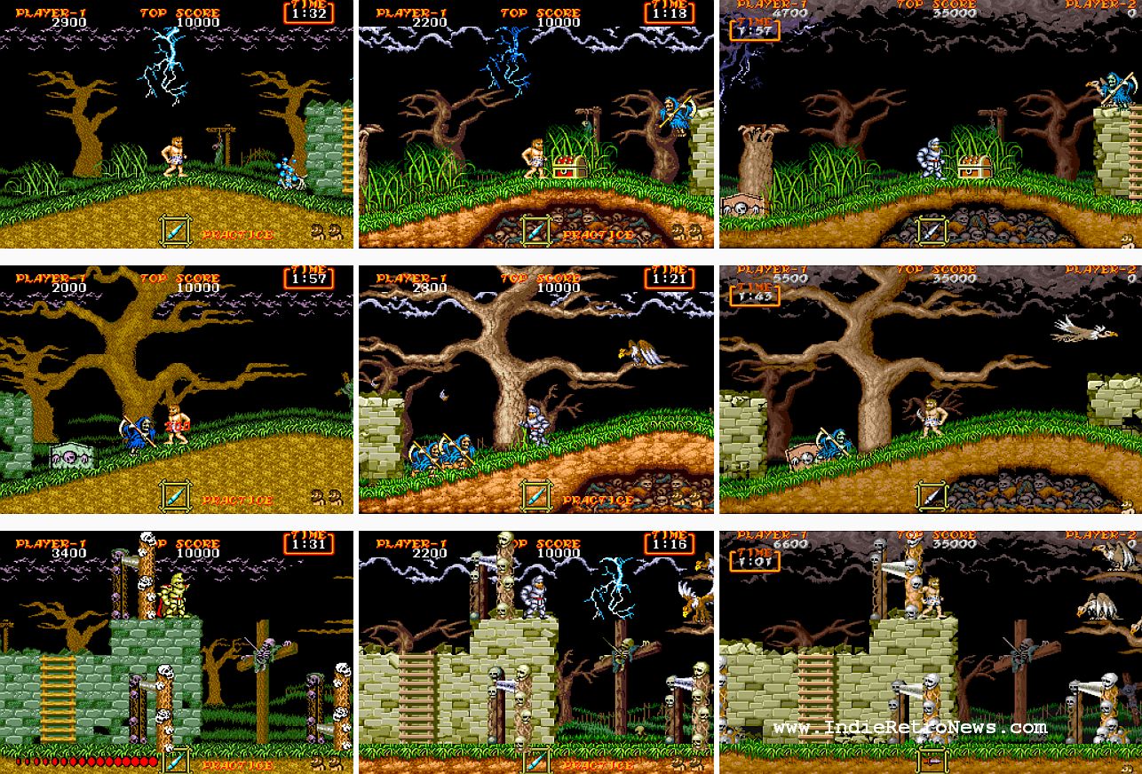 Ghouls 'N' Ghosts Sega Genesis Mega Drive Video Game Cartridge 1989