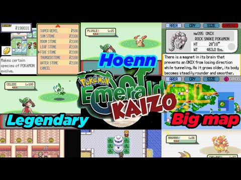 Pokemon Emerald Kaizo GBA ROM Hack Video Game Custom Gameboy Advance