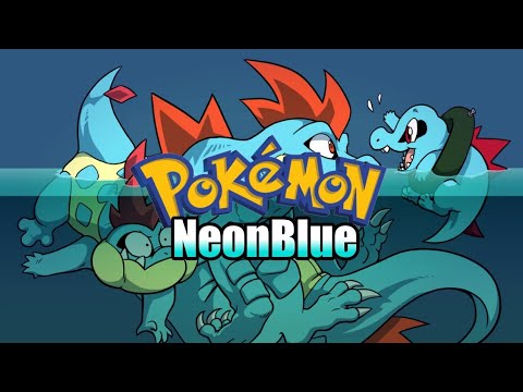 Pokemon NeonBlue GBA ROM Hack Video Game Custom Gameboy Advance