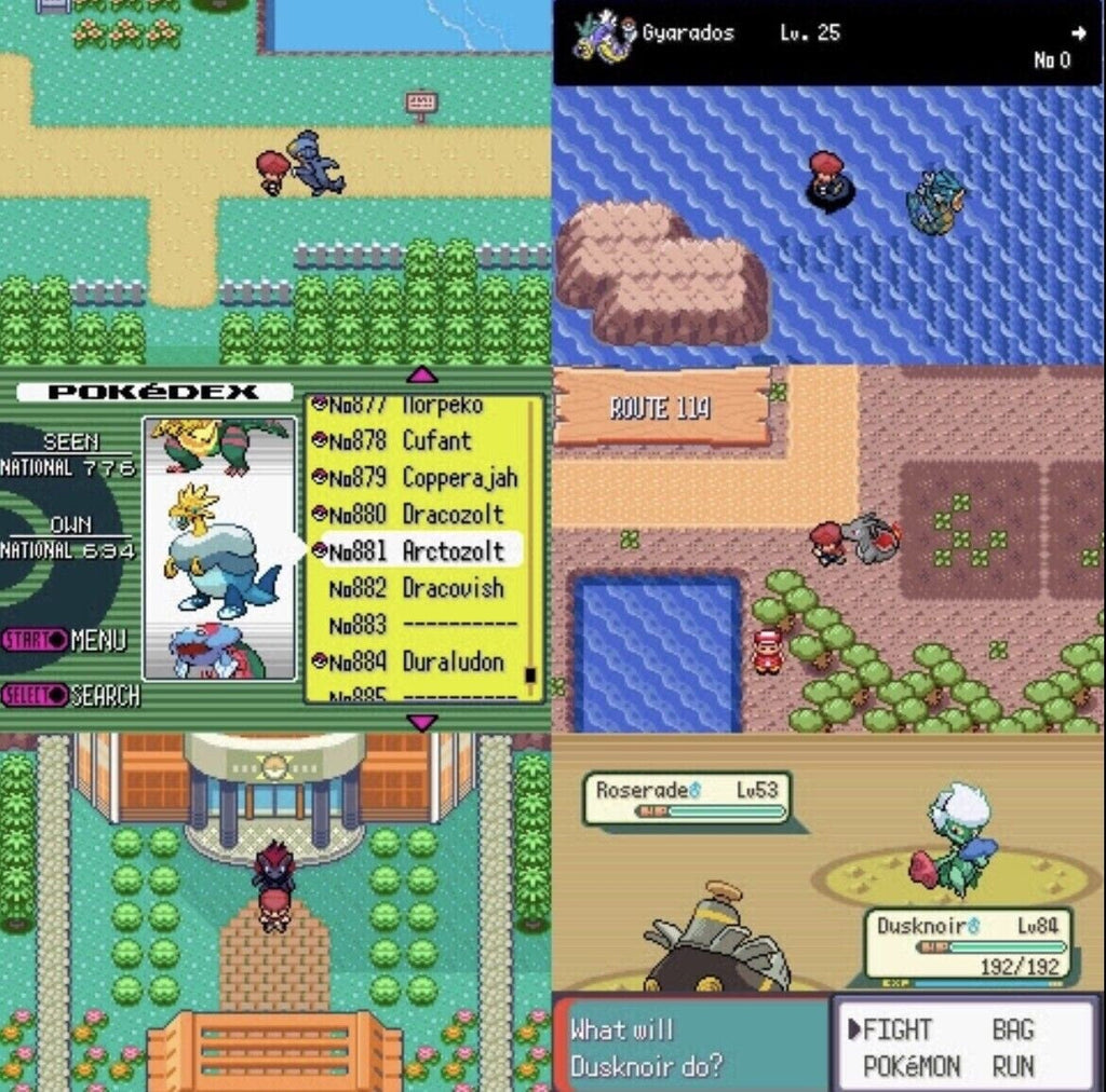 Pokemon Quetzal GBA ROM Hack Video Game Custom Gameboy Advance