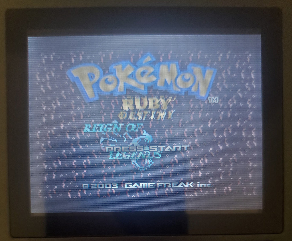 Pokemon Ruby Destiny Reign of Legends GBA ROM Hack Game Boy Advance