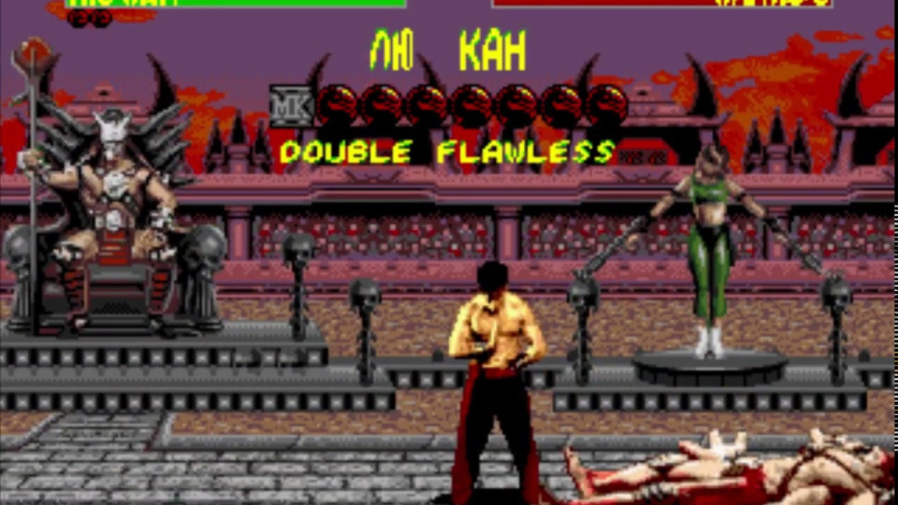 Mortal Kombat 2 Sega Genesis Mega Drive Video Game Cartridge 1994