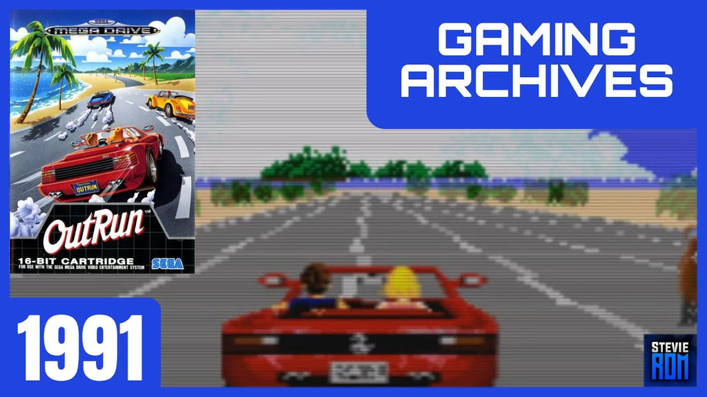 Outrun Sega Genesis Mega Drive Video Game Cartridge 1991