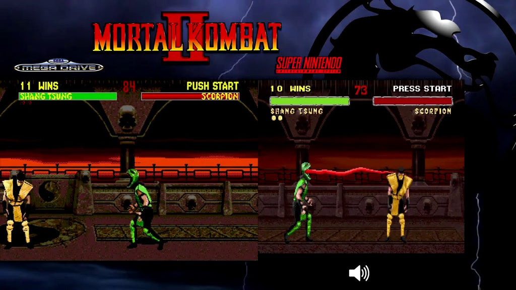 Mortal Kombat 2 SNES Video Game Cartridge Super Nintendo 1994