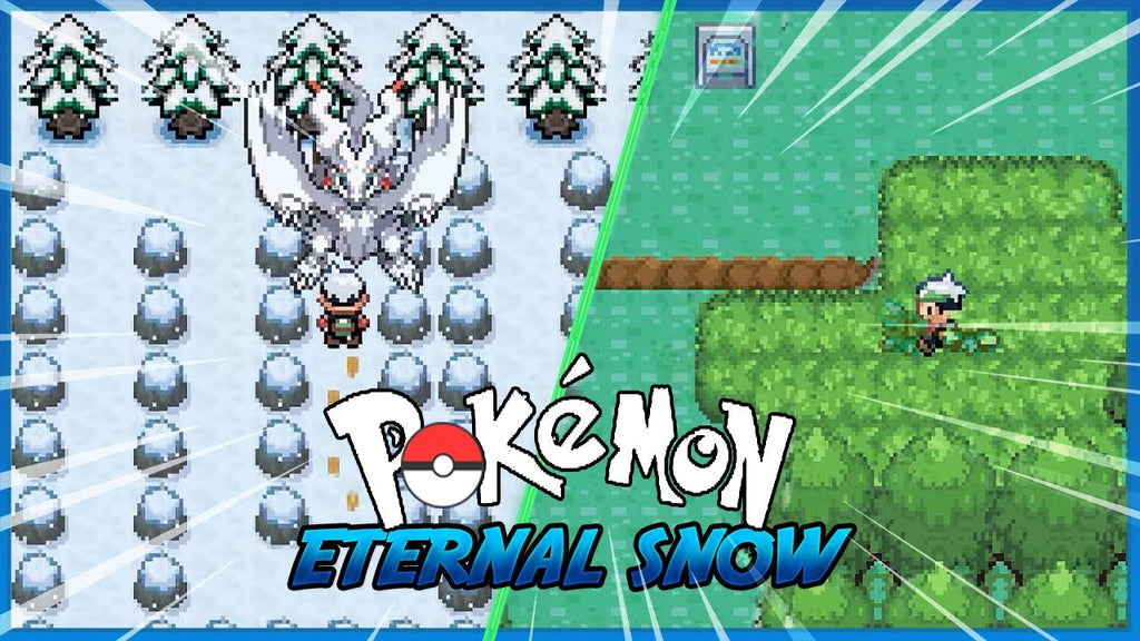 Pokemon Eternal Snow GBA ROM Hack Video Game Custom Gameboy Advance